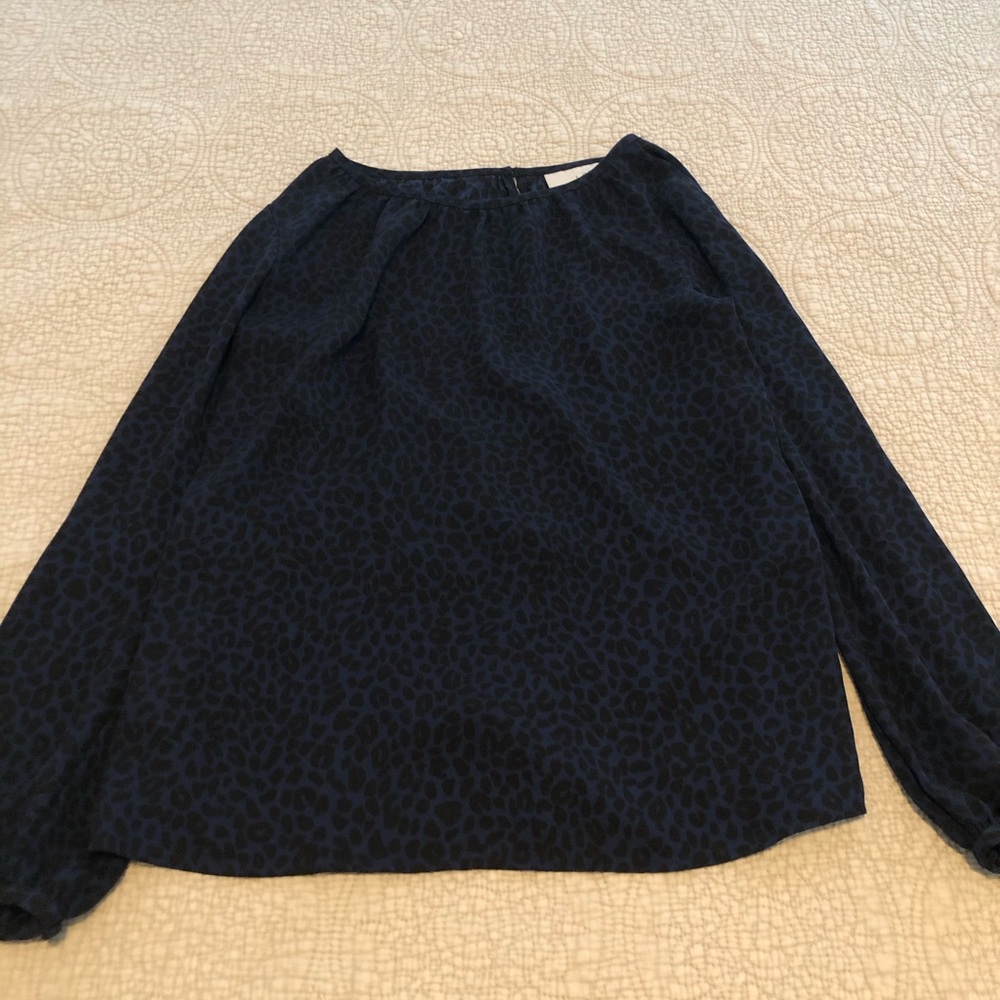 Loft XXSP blouse- animal print